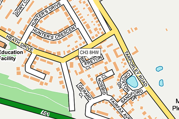 Map of SBZ OUTDOORS LTD at local scale