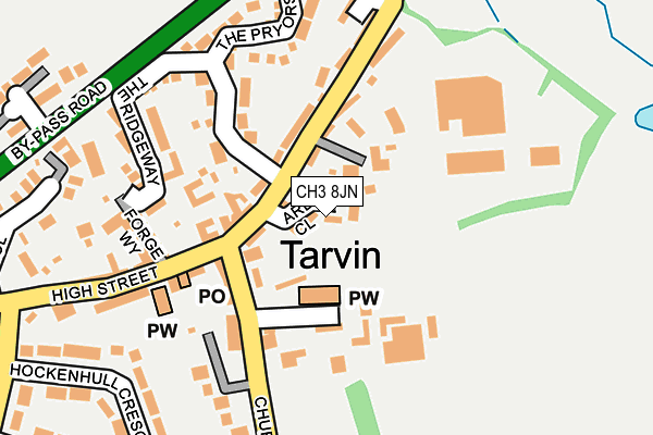 CH3 8JN map - OS OpenMap – Local (Ordnance Survey)