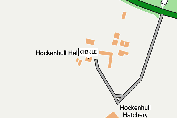 CH3 8LE map - OS OpenMap – Local (Ordnance Survey)
