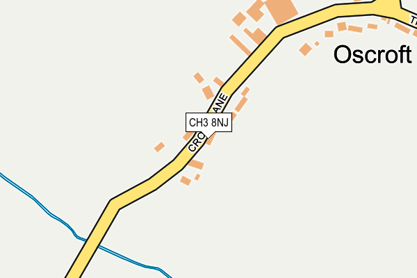 CH3 8NJ map - OS OpenMap – Local (Ordnance Survey)