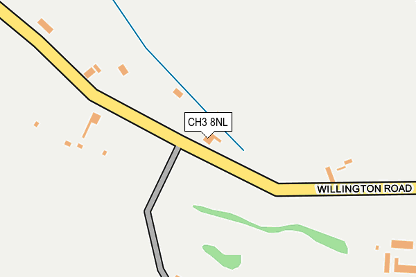 CH3 8NL map - OS OpenMap – Local (Ordnance Survey)