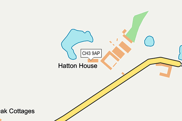 CH3 9AP map - OS OpenMap – Local (Ordnance Survey)