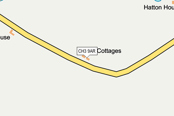 CH3 9AR map - OS OpenMap – Local (Ordnance Survey)