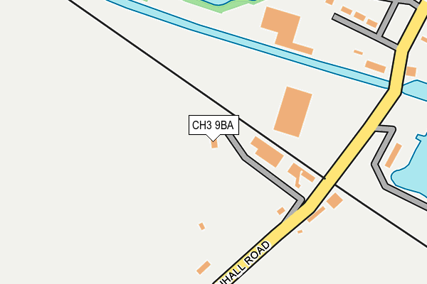 CH3 9BA map - OS OpenMap – Local (Ordnance Survey)