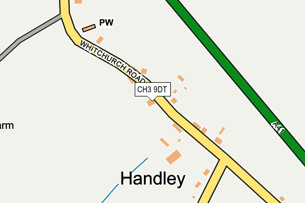 CH3 9DT map - OS OpenMap – Local (Ordnance Survey)