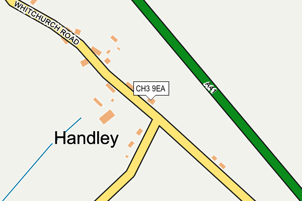 CH3 9EA map - OS OpenMap – Local (Ordnance Survey)