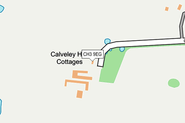 CH3 9EG map - OS OpenMap – Local (Ordnance Survey)