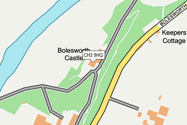 CH3 9HQ map - OS OpenMap – Local (Ordnance Survey)