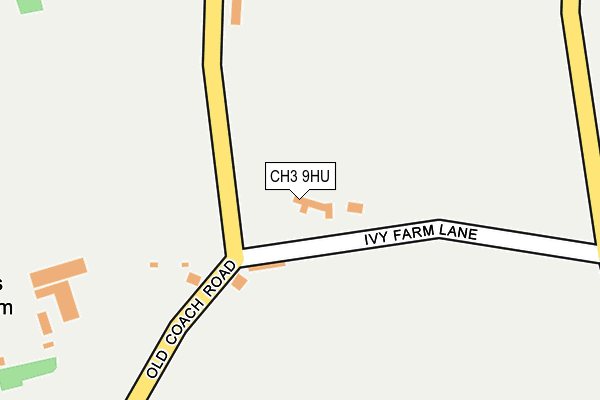 CH3 9HU map - OS OpenMap – Local (Ordnance Survey)