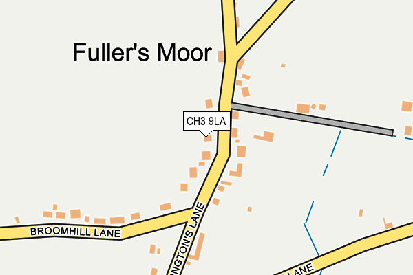 CH3 9LA map - OS OpenMap – Local (Ordnance Survey)