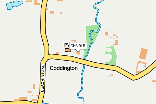 CH3 9LR map - OS OpenMap – Local (Ordnance Survey)