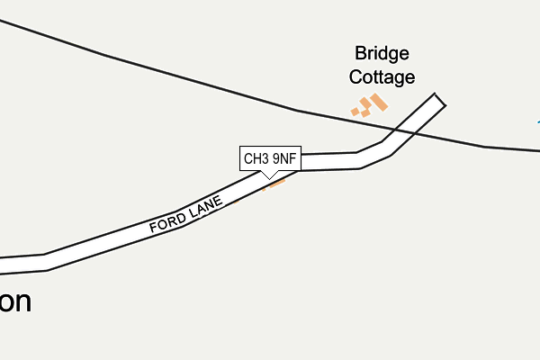 CH3 9NF map - OS OpenMap – Local (Ordnance Survey)