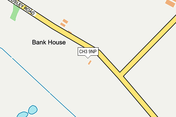 CH3 9NP map - OS OpenMap – Local (Ordnance Survey)