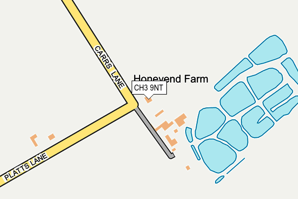 CH3 9NT map - OS OpenMap – Local (Ordnance Survey)