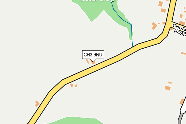 CH3 9NU map - OS OpenMap – Local (Ordnance Survey)