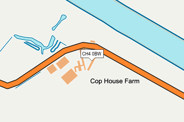 CH4 0BW map - OS OpenMap – Local (Ordnance Survey)