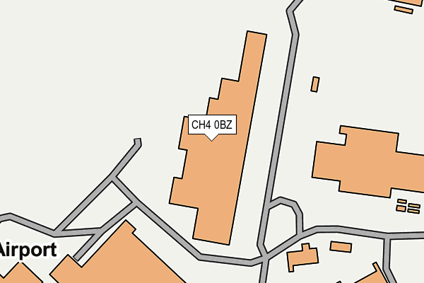 CH4 0BZ map - OS OpenMap – Local (Ordnance Survey)