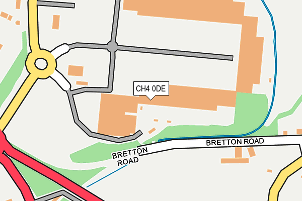 CH4 0DE map - OS OpenMap – Local (Ordnance Survey)