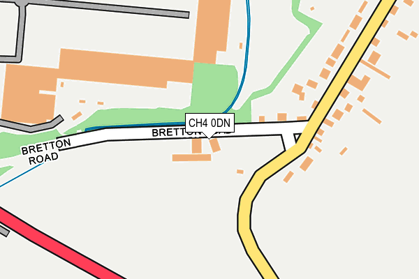 CH4 0DN map - OS OpenMap – Local (Ordnance Survey)