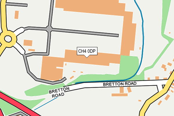 CH4 0DP map - OS OpenMap – Local (Ordnance Survey)