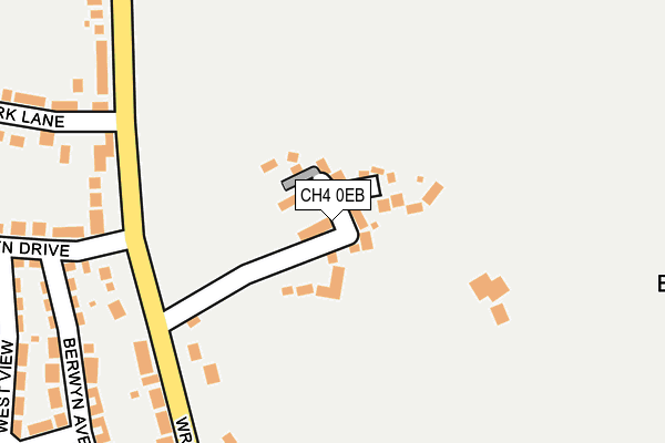 CH4 0EB map - OS OpenMap – Local (Ordnance Survey)