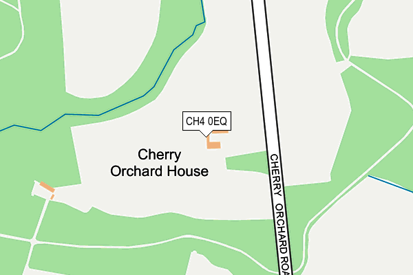 CH4 0EQ map - OS OpenMap – Local (Ordnance Survey)
