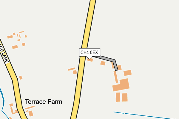 CH4 0EX map - OS OpenMap – Local (Ordnance Survey)