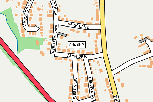 CH4 0HP map - OS OpenMap – Local (Ordnance Survey)