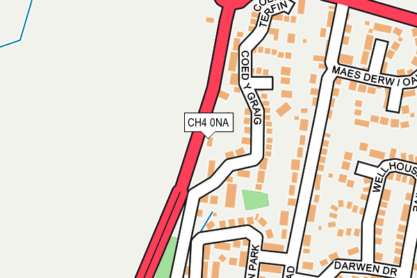 CH4 0NA map - OS OpenMap – Local (Ordnance Survey)
