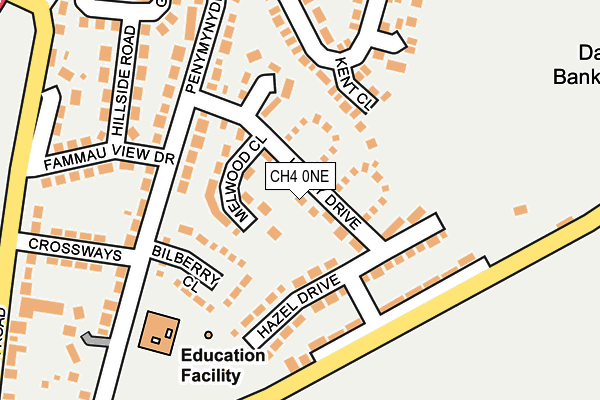 CH4 0NE map - OS OpenMap – Local (Ordnance Survey)