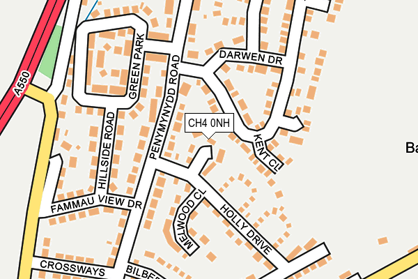 CH4 0NH map - OS OpenMap – Local (Ordnance Survey)
