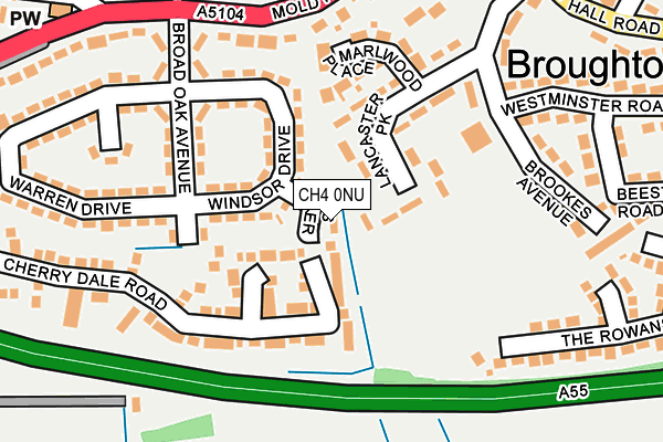 CH4 0NU map - OS OpenMap – Local (Ordnance Survey)