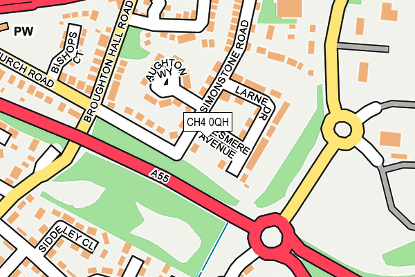 CH4 0QH map - OS OpenMap – Local (Ordnance Survey)