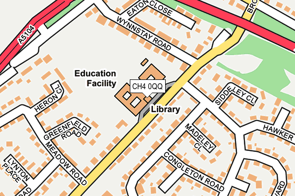 CH4 0QQ map - OS OpenMap – Local (Ordnance Survey)