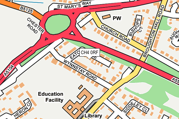 CH4 0RF map - OS OpenMap – Local (Ordnance Survey)