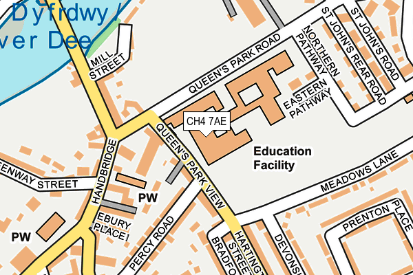 CH4 7AE map - OS OpenMap – Local (Ordnance Survey)