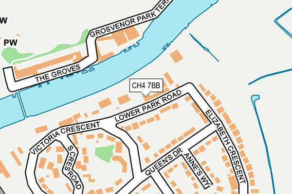 CH4 7BB map - OS OpenMap – Local (Ordnance Survey)