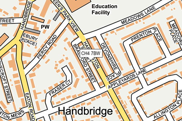 CH4 7BW map - OS OpenMap – Local (Ordnance Survey)