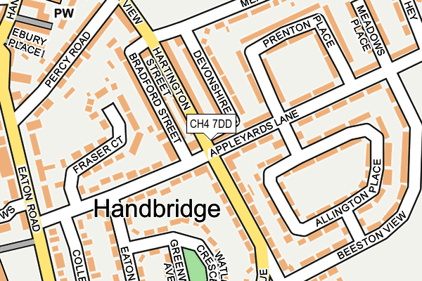 CH4 7DD map - OS OpenMap – Local (Ordnance Survey)