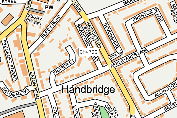 CH4 7DG map - OS OpenMap – Local (Ordnance Survey)