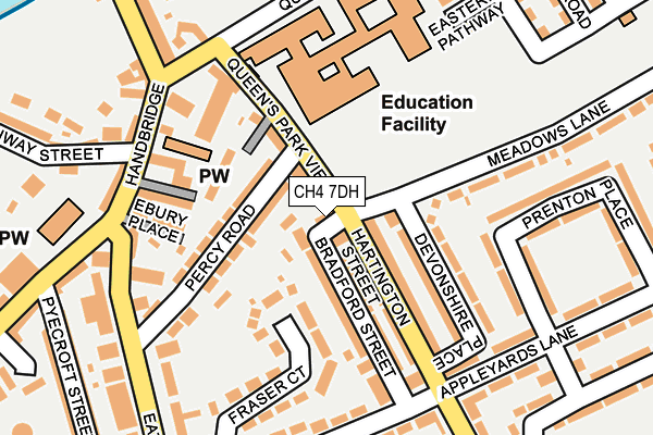 CH4 7DH map - OS OpenMap – Local (Ordnance Survey)