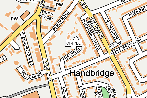 CH4 7DL map - OS OpenMap – Local (Ordnance Survey)