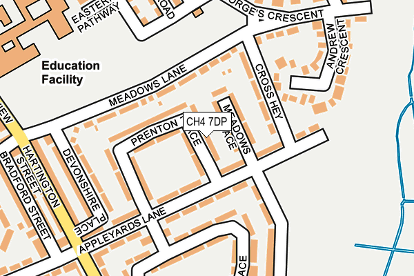 CH4 7DP map - OS OpenMap – Local (Ordnance Survey)