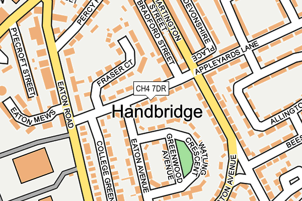 CH4 7DR map - OS OpenMap – Local (Ordnance Survey)