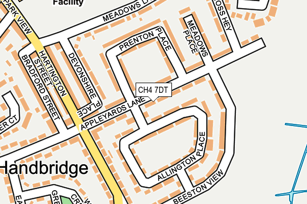 CH4 7DT map - OS OpenMap – Local (Ordnance Survey)