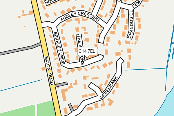 CH4 7EL map - OS OpenMap – Local (Ordnance Survey)