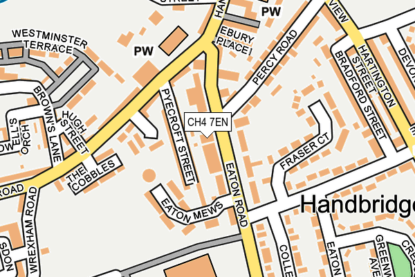 CH4 7EN map - OS OpenMap – Local (Ordnance Survey)