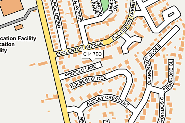 CH4 7EQ map - OS OpenMap – Local (Ordnance Survey)