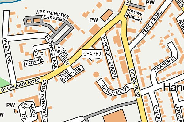 CH4 7HJ map - OS OpenMap – Local (Ordnance Survey)