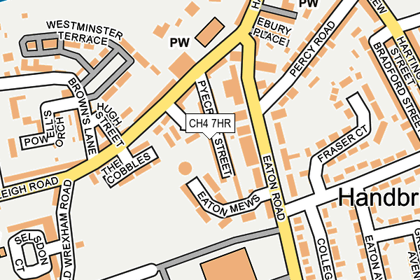 CH4 7HR map - OS OpenMap – Local (Ordnance Survey)